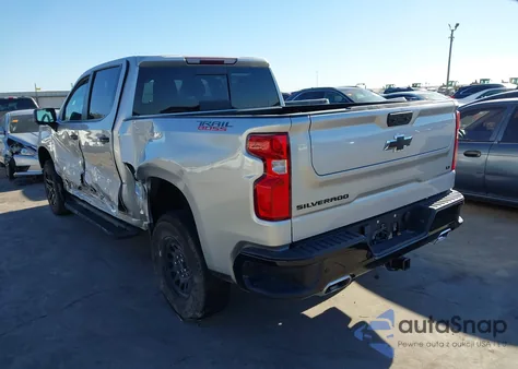 2022 Chevrolet Silverado 1500 4Wd Short Bed Lt Trail Boss из США, поврежденный, VIN 3GCUDFEL0NG597925